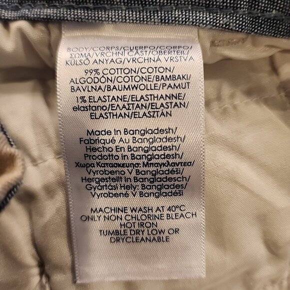 Chaps Coastal Wash Shorts Mens 36x9" Tan Beagles Dogs - Picture 7 of 7